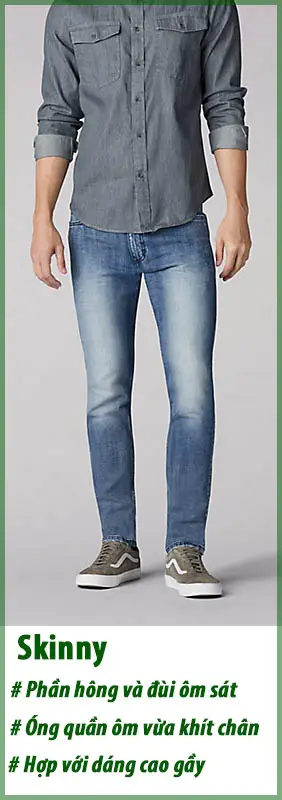 quần skinny jeans nam