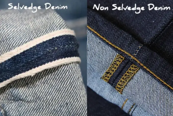 vải selvedge và vải non-selvedge-denim