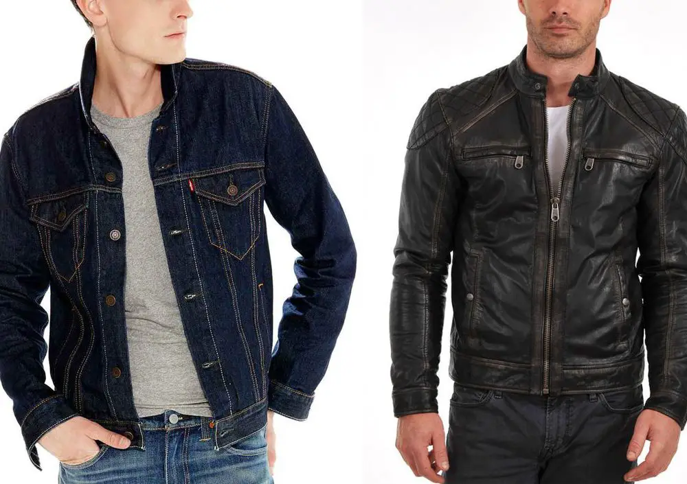 Nên Chọn Áo Khoác Da Hay Áo Khoác Jeans?